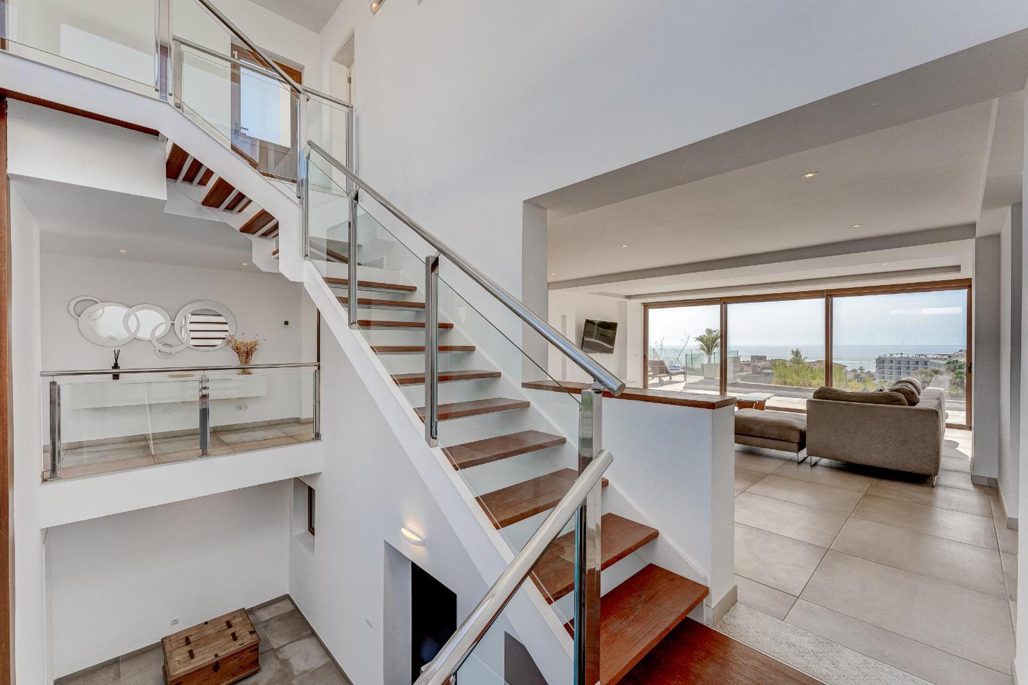 Fabulous Contemporary 5 Bedroom Villa With Private Heated Pool, Sleeps Max 13 Callao Salvaje Dış mekan fotoğraf