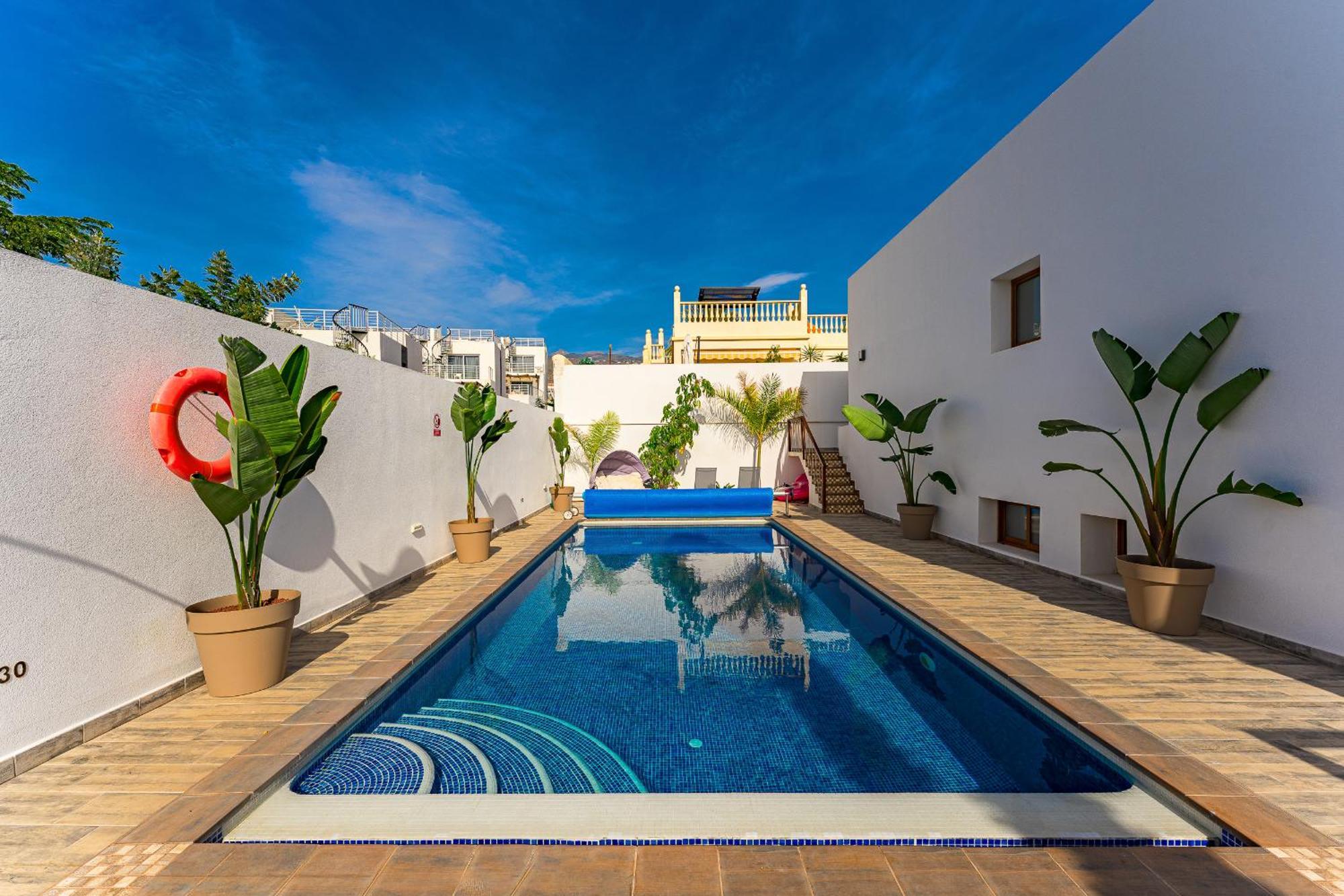 Fabulous Contemporary 5 Bedroom Villa With Private Heated Pool, Sleeps Max 13 Callao Salvaje Dış mekan fotoğraf